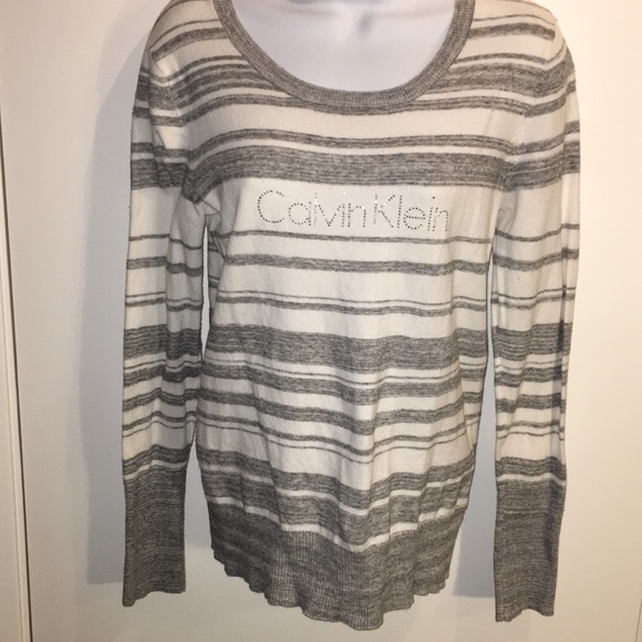 Calvin Klein Sweaters - CK super soft sweater bling Calvin Klein rhinestones, size XS womens
